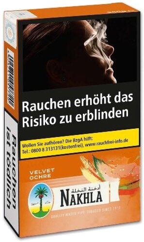 Nakhla Velvet Ochre (Honigmelone) 200g Päckchen Shisha Tabak Nakhla Velvet Ochre (Honigmelone) 200g Päckchen Shisha Tabak