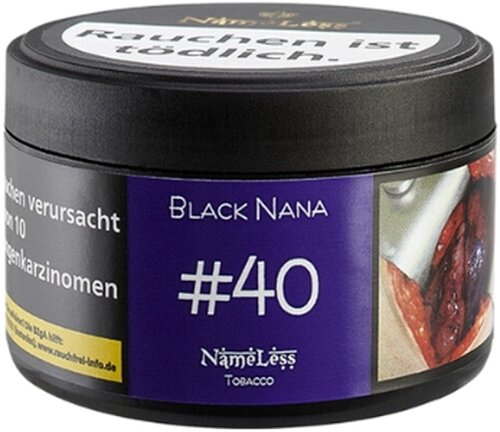 NameLess Tobacco Black Nana 25g Shisha Tabak NameLess Tobacco Black Nana 25g Shisha Tabak