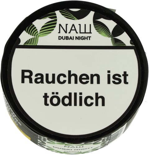NASCH DUBAI NIGHT Wasserpfeifentabak 25g NASCH DUBAI NIGHT Wasserpfeifentabak 25g