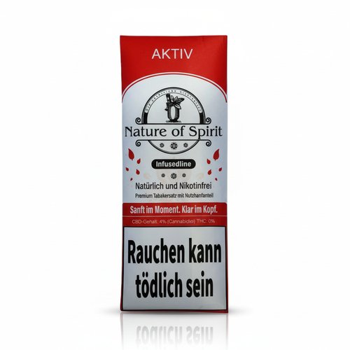 Nature of Spirit Hanf-Tabakersatz Aktiv 4% CBD 25g
