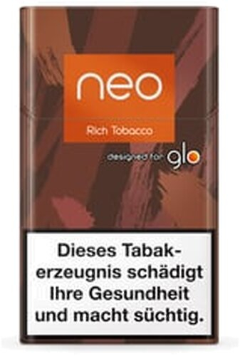 neo Rich Tobacco (ehemals Bright Tobacco) Sticks für Glo 20er