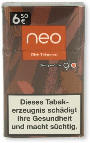 neo Rich Tobacco (ehemals Bright Tobacco) Sticks für Glo 20er