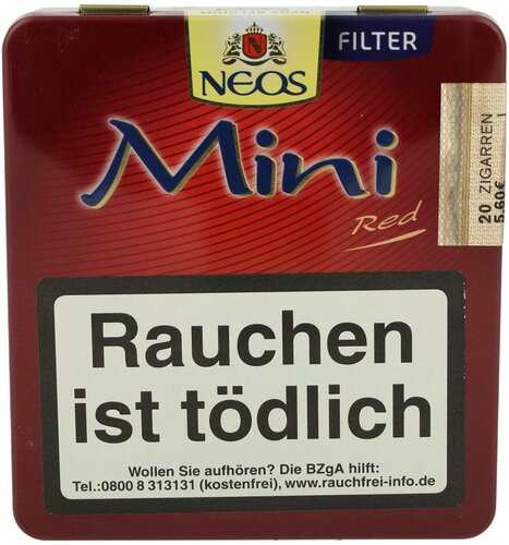 Neos Mini Red Filter Zigarillos