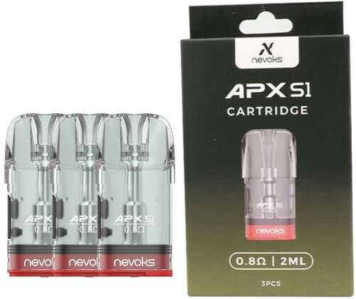 Nevoks APX S1 CARTRIDGE 0,8 Ohm/2ml meshed Coil Nevoks APX S1 CARTRIDGE 0,8 Ohm/2ml meshed Coil