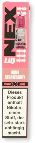 Nex Liq Aqua Strawberry Nikotinsalz Liquid 20mg