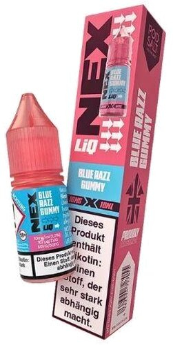 Nex Liq Blue Razz Gummy Nikotinsalz Liquid 10mg