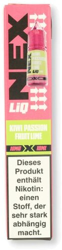 Nex Liq Kiwi Passionfruit Lime Nikotinsalz Liquid 10mg