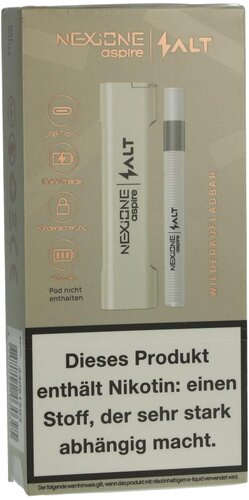 Nexione Aspire/Salt Starter Kit Off White E-Zigarette Nexione Aspire/Salt Starter Kit Off White E-Zigarette