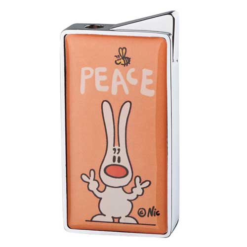 NIC Feuerzeug Peace Orange NIC Feuerzeug Peace Orange