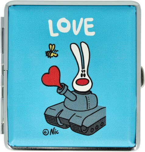 Nic Zigarettenetui Blau Love