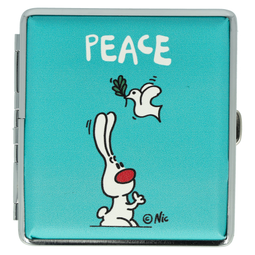 Nic Zigarettenetui Türkis Peace Nic Zigarettenetui Türkis Peace