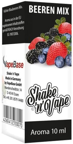 Nikoliquids Shake n Vape Aroma Beeren Mix 10ml Nikoliquids Shake n Vape Aroma Beeren Mix 10ml