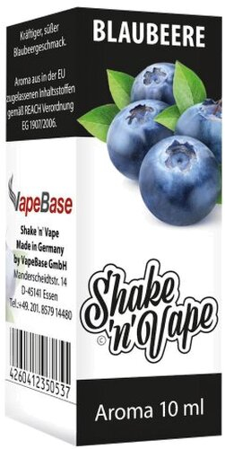 Nikoliquids Shake n Vape Aroma Blaubeere 10ml Nikoliquids Shake n Vape Aroma Blaubeere 10ml