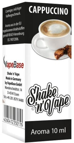 Nikoliquids Shake n Vape Aroma Cappuccino 10ml Nikoliquids Shake n Vape Aroma Cappuccino 10ml