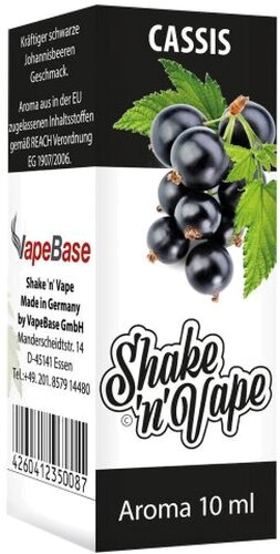 Nikoliquids Shake n Vape Aroma Cassis 10ml