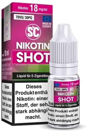Nikotinshot SC PG70 / VG30 18mg Nikotinshot SC PG70 / VG30 18mg