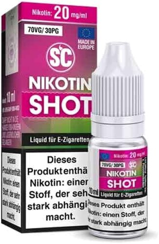 Nikotinshot SC PG70 / VG30 20mg Nikotinshot SC PG70 / VG30 20mg