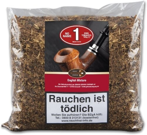 NO NAME No 1 English Mixture 500g Pfeifentabak NO NAME No 1 English Mixture 500g Pfeifentabak