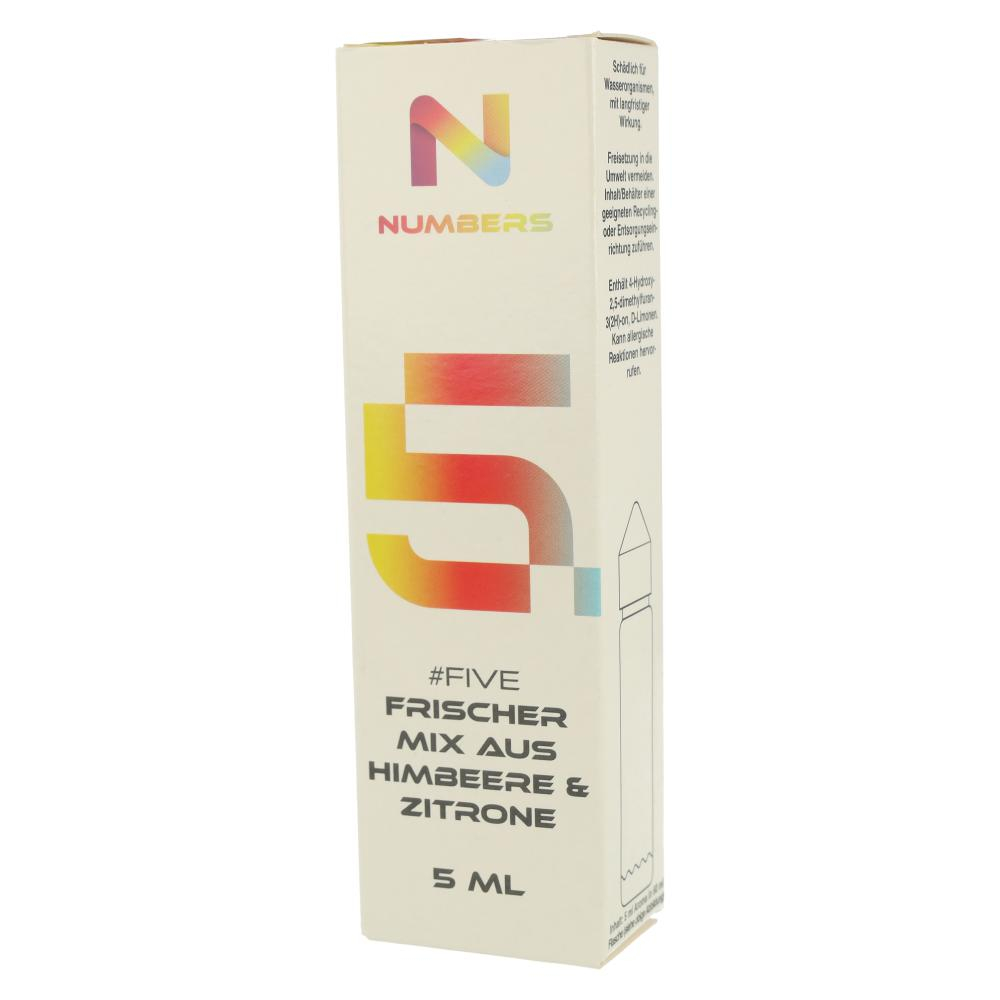 Numbers Five Aroma Frischer Mix aus Himbeere und Zitrone 5ml Numbers Five Aroma Frischer Mix aus Himbeere und Zitrone 5ml