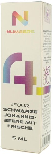 Numbers Four Aroma Schwarze Johannisbeere mit frische 5ml Numbers Four Aroma Schwarze Johannisbeere mit frische 5ml