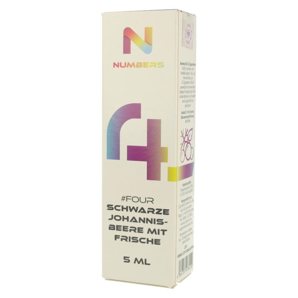 Numbers Four Aroma Schwarze Johannisbeere mit frische 5ml Numbers Four Aroma Schwarze Johannisbeere mit frische 5ml