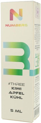 Numbers Three Aroma Kiwi Apfel Kühl 5ml Numbers Three Aroma Kiwi Apfel Kühl 5ml