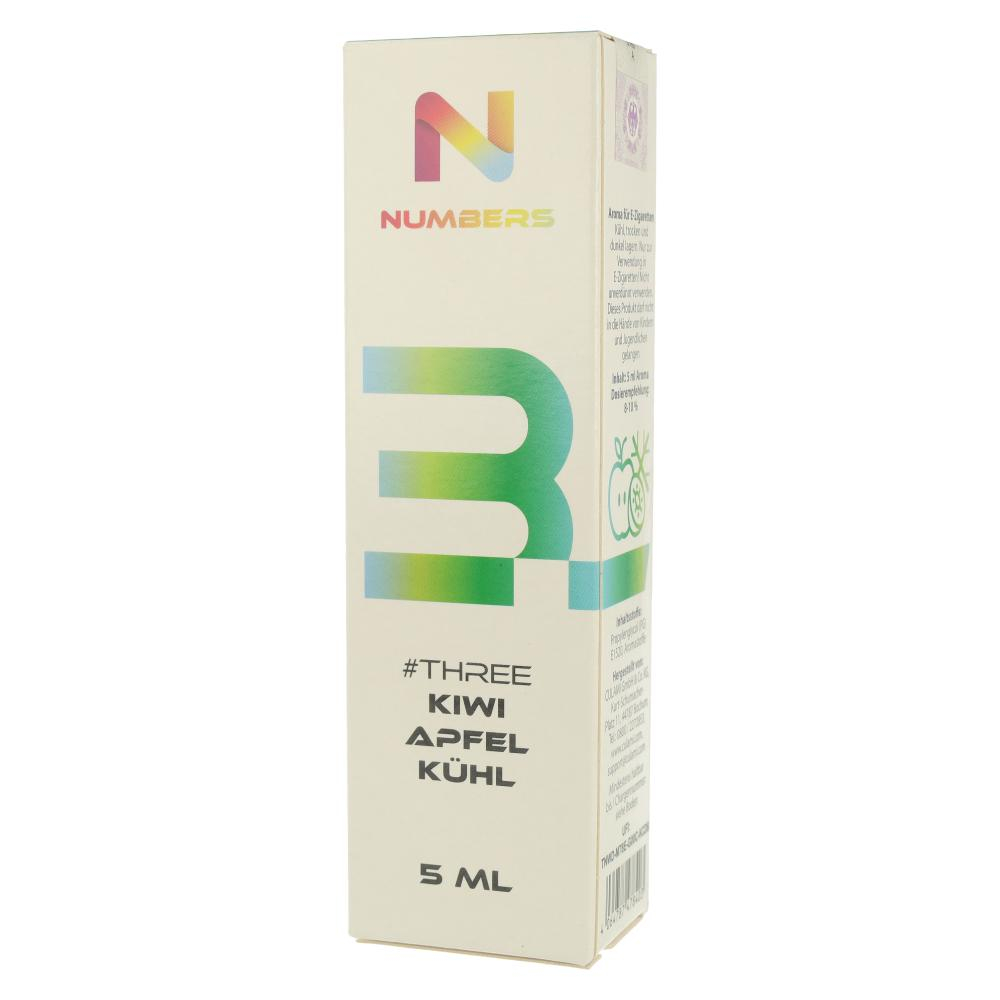 Numbers Three Aroma Kiwi Apfel Kühl 5ml Numbers Three Aroma Kiwi Apfel Kühl 5ml