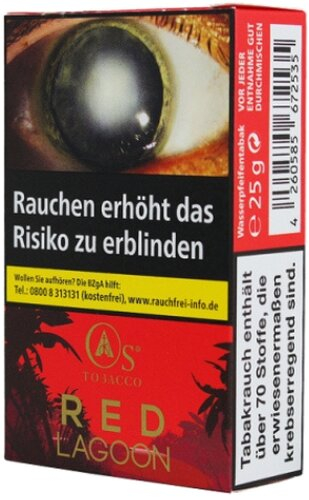 OS Tobacco Red Lagoon 25g Shisha Tabak OS Tobacco Red Lagoon 25g Shisha Tabak