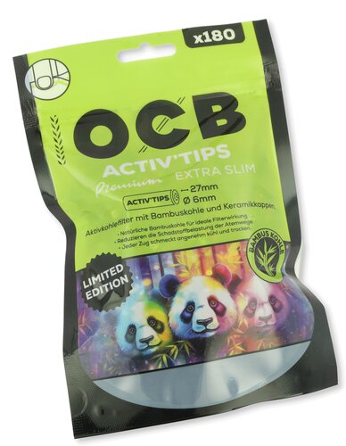 OCB Activ Tips Extra Slim Filter 6mm Limited Edition 180 Stück