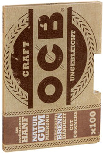 OCB Craft Ungebleicht Zigarettenpapier 100 Blättchen OCB Craft Ungebleicht Zigarettenpapier 100 Blättchen