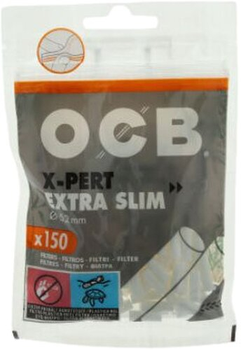 OCB Drehfilter X-PERT Extra Slim Zigarettenfilter 5,2 mm 150 Stück OCB Drehfilter X-PERT Extra Slim Zigarettenfilter 5,2 mm 150 Stück