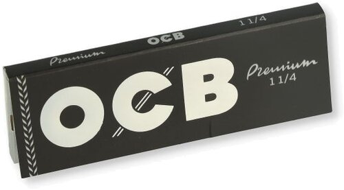 OCB  Schwarz Zigarettenpapier Premium 50 Blatt OCB  Schwarz Zigarettenpapier Premium 50 Blatt