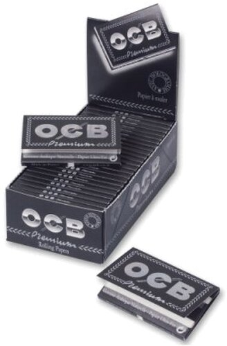 OCB Schwarz Zigarettenpapier Premium Kurz No4 1x100 Blättchen OCB Schwarz Zigarettenpapier Premium Kurz No4 1x100 Blättchen
