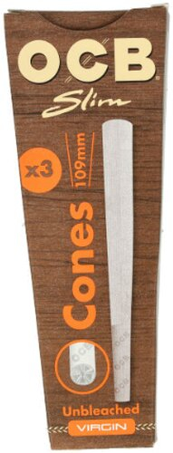 OCB Virgin Cones Unbleached Slim 3Stk. OCB Virgin Cones Unbleached Slim 3Stk.