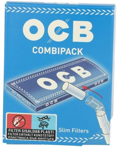 OCB Zigarettenpapier Blau Combipack 50 Blatt + 10 Filter OCB Zigarettenpapier Blau Combipack 50 Blatt + 10 Filter