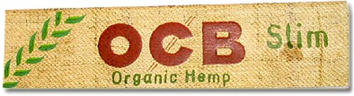 OCB Zigarettenpapier Organic Slim Hanf Zigarettenpapier 1x32 Blättchen