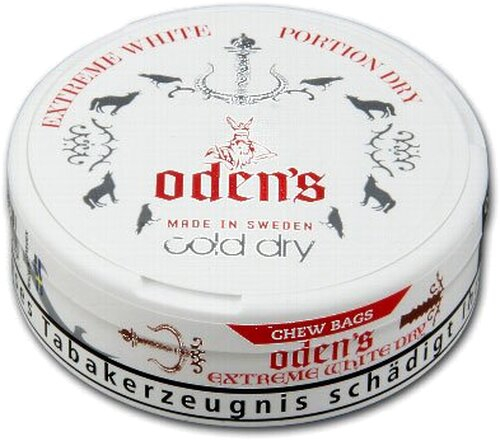 Odens Extreme White Dry Cold Chewing Bags