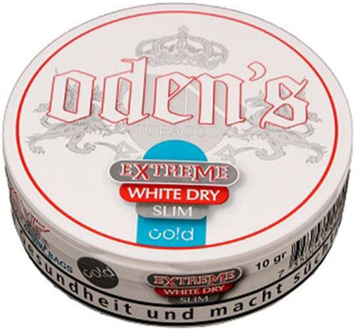 Odens Extreme White Dry SLIM Cold Chewing Bags