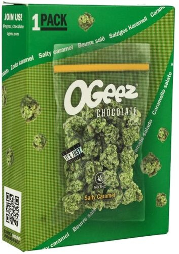 OGEEZ Schokolade Salty Caramel in Weed Optik 35g