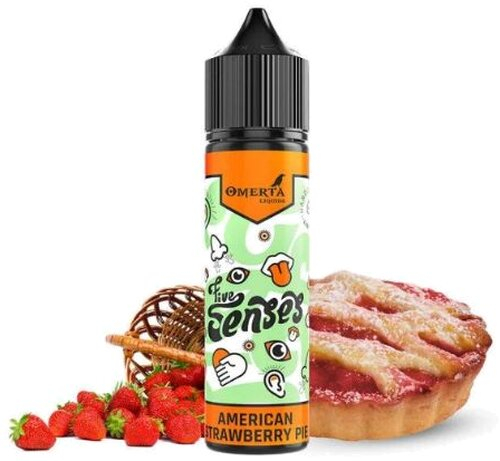 OMERTA LIQUIDS Five Senses Aroma American Strawberry Pie 15ml OMERTA LIQUIDS Five Senses Aroma American Strawberry Pie 15ml