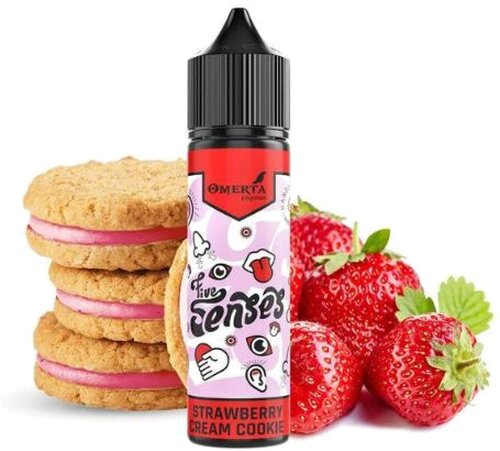 OMERTA LIQUIDS Five Senses Aroma Strawberry Cream Cookie 15ml OMERTA LIQUIDS Five Senses Aroma Strawberry Cream Cookie 15ml