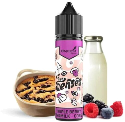 OMERTA LIQUIDS Five Senses Aroma Triple Berry, Buttermilk Cobbler 15ml OMERTA LIQUIDS Five Senses Aroma Triple Berry, Buttermilk Cobbler 15ml