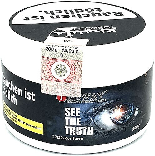 Oneway See the Truth 200g Shisha Tabak Oneway See the Truth 200g Shisha Tabak