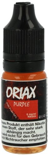 ORIAX Purple Liquid 10 ml 6mg ORIAX Purple Liquid 10 ml 6mg