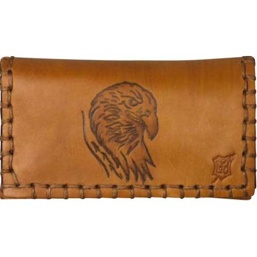 Original MR Drehertasche Leder hellbraun Adler Original MR Drehertasche Leder hellbraun Adler