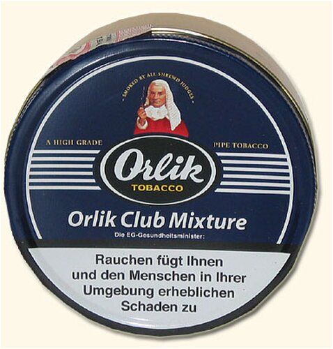 Orlik Club Danish Mixture Pfeifentabak 100g Dose Orlik Club Danish Mixture Pfeifentabak 100g Dose