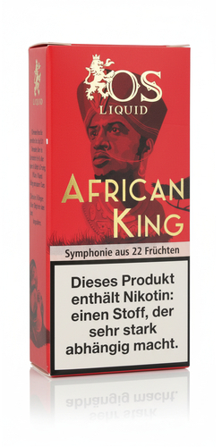 OS Liquid African King Nikotinsalz Liquid 17mg 10ml