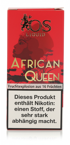 OS Liquid African Queen Nikotinsalz Liquid 17mg 10ml