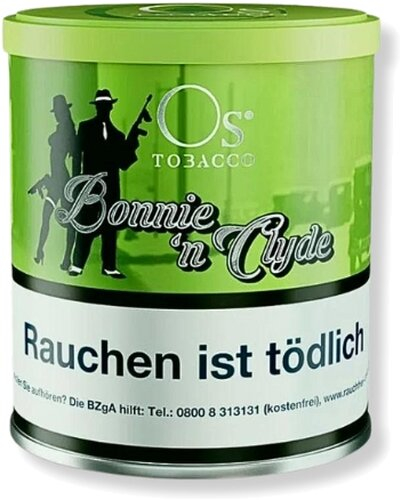 OS Tobacco Bonnie ´n Clyde 65g Pfeifentabak Dry Base OS Tobacco Bonnie ´n Clyde 65g Pfeifentabak Dry Base