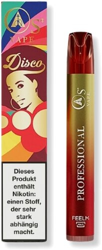 OS Vapes Einweg E-Zigarette Disco 20mg